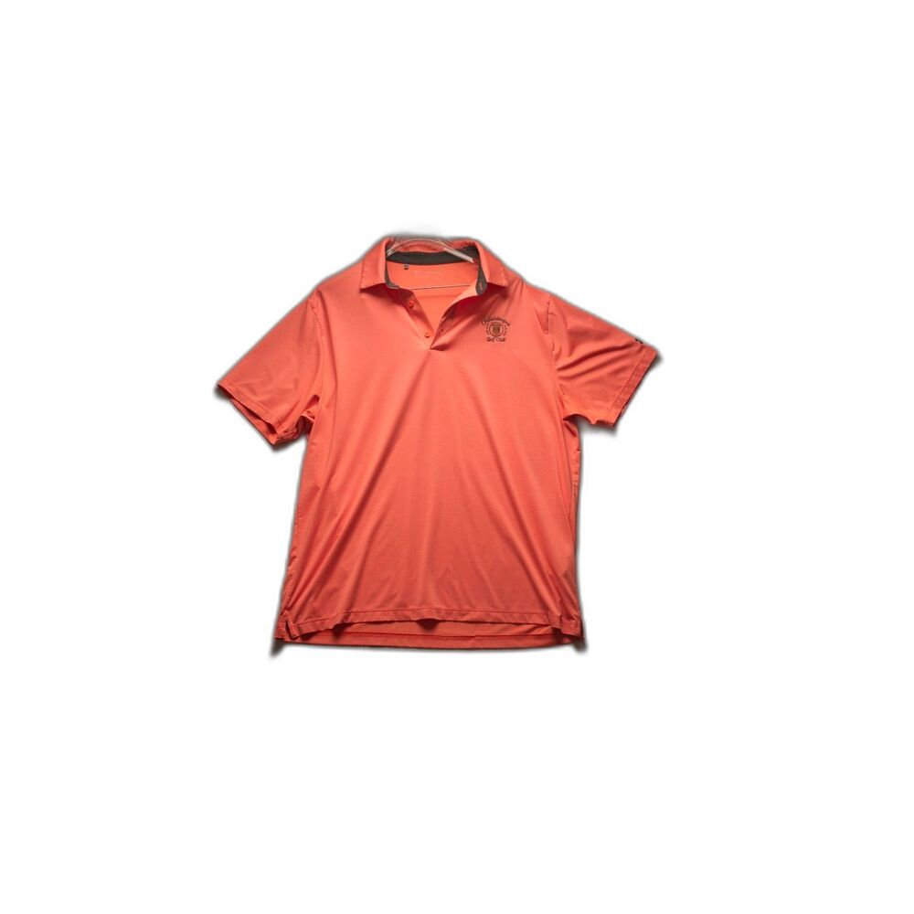 Chautauqua Golf Polo size 2X Bright Orange Under Armour Size 2X